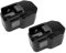 2x Trade-Shop Ni-MH Akku 14,4V 3300mAh kompatibel mit Milwaukee 4932367905 4932373540 4932373541 4932373544 4932373863 4932399413 4932371374 4932373862