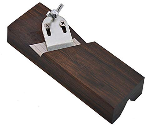 Eckhobel aus Holz, Hobel aus Ebenholz, Eckhobel, Kantenfase, Holzblock, Zimmermanns-Handwerkzeug zum Trimmen von Kanten, Rundungswinkel (150 x 54 x 22 mm)