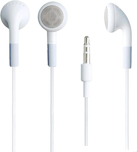 Mr. Gadget's Solutions® 3.5mm Stereo Earphones with Mic, In – Ear Earphones/Headphones/Earbuds/Headset Compatible with Smartphone, iPad, iPod, Tablets, Mac, PC, Laptops & More