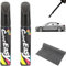 Stylo Retouche Peinture,Peinture de Voiture Retouche de Stylo Réparation,Rayures Réparation De Peinture,2 Stylo Réparation des Rayures Auto De Peinture,Anti Rayure pour Carrosserie Moto Vélo(Noir)