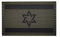 Israelische Flagge, reflektierender Aufnäher, taktisches israelisches IL, Militär, IR, Moral, Armband-Patches, Schlaufenhaken, Aufnäher, Applikation, Schulterverschluss, Rückseite für Kleidung,