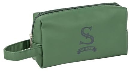 Beauty case da viaggio di Harry Potter, grande capacità, chiusura a cerniera, prodotto originale progettato in Spagna, Verde, Carry-On 20-Inch, Serpeverde
