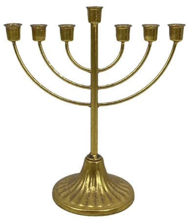 Menora für Chanukka, 9 aufwendige Designs, um Ihrer Chanukka-Feier, Menora und Kerzen einen Hauch von Magie zu verleihen, kann eine gemütliche Atmosphäre schaffen, perfekt zum Verschenken an Ihre