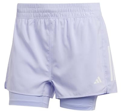 adidas Women's Own The Run Climacool 2in1 Short, Violet Tone, XL