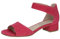 CAPRICE Damen Sandalen mit Absatz aus Leder mit Riemchen, Rosa (Pink Suede), 40.5 EU