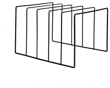 CD DVD Storage Shelves Record Storage Holder Stand – Coated Metal Wire Rack Holds up to 50 Album Lp’s,Simple and Contemporary Concept Design for 12”Records CD Storage Box CD DVD Organizer