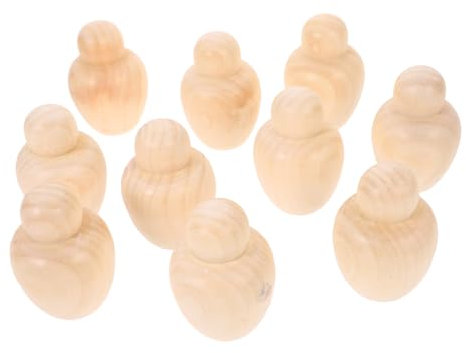 SEWACC 10St Holzpuppen DIY Holzspielzeug Naturholzspielzeug Miniatur-Zeug Mini-Spielzeug Minispielzeug für Kinder Spielzeug für kleine Leute Mini-Dekor Holzfigur Minifiguren Spielzeug