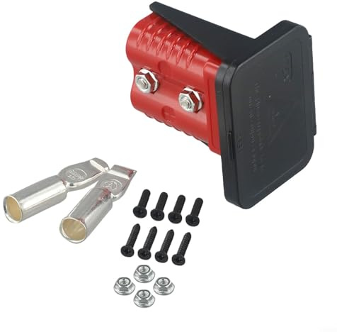 Oniissy 175A For Anderson Connector Flush Mount Bracket Panel Cover For Caravan, Cable Terminal Battery Power Connector Quick Connect Disconnect(1PCS)