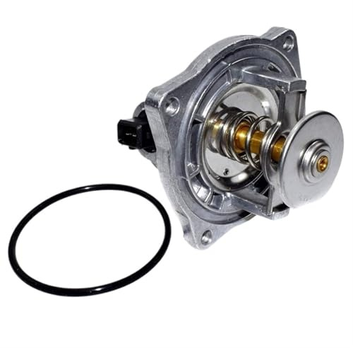 Auto-Thermostat 11531436386 Auto-Thermostat-Baugruppe mit Dichtung, passend for BMW E38 740I 740IL E39 540I E53 X5 Thermostat mit Gehäuse und Dichtung