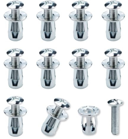 eupdd 50 pezzi Tasselli per Cavità: M5 Acciaio Inossidabile Dadi a Petalo, M5×25mm Jack Nuts, Dadi di Espansione, Tasselli a Espansione, Fissaggi per Porte Cave, Lamiera, Cartongesso