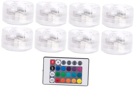 KITANDOVE Luces Led RGB Sumergibles Controladas A Distancia para Buceo Y Exhibiciones Acuáticas