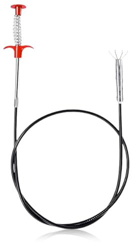 200cm Greifer Flexibel, Biegsamer Teleskop Greifer, 4-Finger Greifer, Bequem und Kraftvoll, Weit Verbreitet für Spüle, Waschbecken Verstopfung,drain snake,greifer,greifer,drainmaster,greifzange