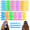 36 Stück Lockenwickler für Lang Haar, Lockenwickler Spiral Locken Styling Kit Keine Hitze Haar Lockenwickler Wellen Stile mit 2 Stück Styling Haken für alle Haarlängen
