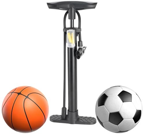 Bomba De Aire para Bicicletas | Inflador Manual para Ciclismo,Portátil 11 para Motos Ciclomotores Scooters Y Actividades Exteriores Camping Ciclismo Viajes