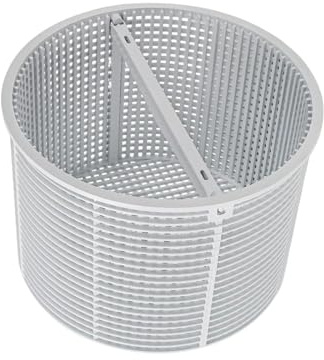 QINGFENGYI Panier Skimmer Piscine 18 Cm Waterair, Panier De Filtre Pompe Piscine, De Rechange pour Pompe, Skimmer pour 18 Cm, pour Enterrée Ou Hors Sol, Feuilles, Cheveux, Écume