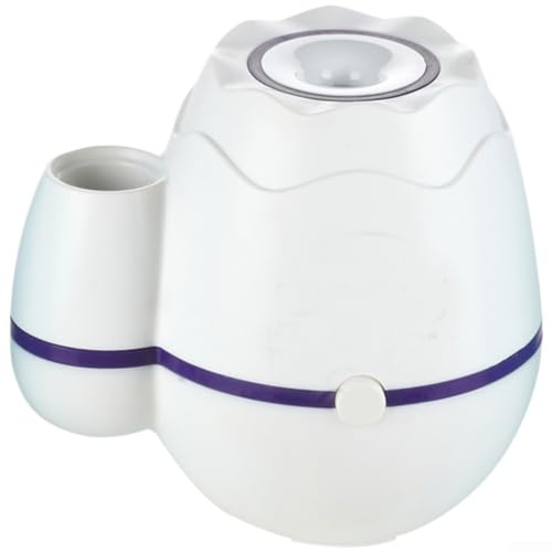 Vilgftyiet Vasen-Luftbefeuchter mit Aromatherapie-Diffusor, 300 ml, USB-betrieben, leiser Luftbefeuchter, 360-Grad-Nebelmacher für Schlafzimmer, Büro, kleine Räume (weiß)