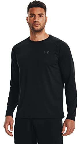Under Armour Men Tech 2.0 LS, Sporty and breathable warm up top with anti-odour technology, quick-drying zip up top for men