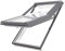 Kunststoff Dachfenster 78x140 cm - Günstig! Blitzversand! - Hoch-Schwingfenster SKYLIGHT PVC mit 2-fach Verglasung und Eindeckrahmen für Ziegel !!