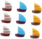 9Pcs Miniature Sailboat Cake Toppers Realistic Resin Nautical Decorations for Micro Landscapes Gardens and Seasonal Displays