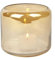 Lambert [A] Oudon Windlicht groß, Glas, Gold, H 9, D 10 cm