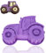 Traktor Silikon Backform Traktor Kuchenform Traktor Backform 3d Tortendeko Traktor Zur Feier Von Kindergeburtstagen, Zur Herstellung Von Kuchen, Brot, Pralinen, Desserts, Pudding（Lila）