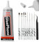 Glue Phone - Colla per riparazioni e lavori di precisione - Perfetta per telefoni, smartphone, tablet, gioielli, libri, pelle e scarpe (50ml, 1 Tubo + kit di strumenti)