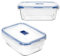 MamboCat 2X Pure Box Active Vorratsdosen I 820ml I Glasdosen mit Kunststoffdeckel mit Ventil I auslaufsicher, luftdicht, BPA-frei I Brotbox, Aufschnittbehälter, Lunchbox, Glas-Behälter