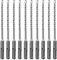 SALI 10PCS SDS Plus Rotary Hammer Drill Bit Kit - Double Thread Tungsten Carbide Tip for Concrete, Brick, Cement Walls, Stone - 5mm x 160mm Hammer Drill Bits