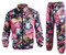 Generisch 80er Jahre Kleidung Damen Set Neon 80 Jahre Outfit Party Mädchen Partei Fancy Dress Zubehör Set Einhorn Kostüm Pink Tüllrock Bunt Damen XXL
