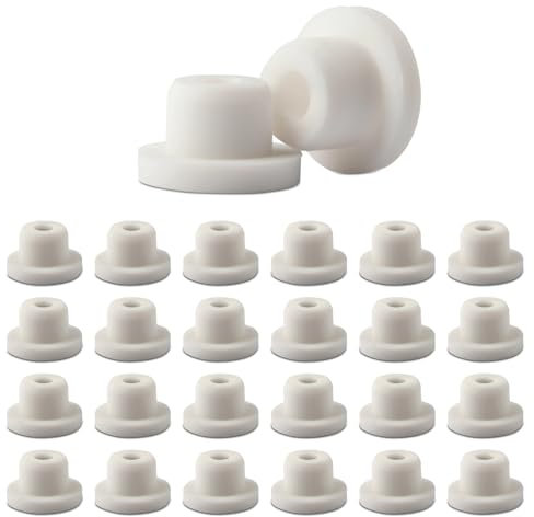 24 coperture per ugelli per vasca da bagno in silicone, 3 misure, tappi per fori per vasca da bagno e tappi morbidi, coperture per ugelli bianche, adatte per 15/16/17 mm, coperture flessibili per