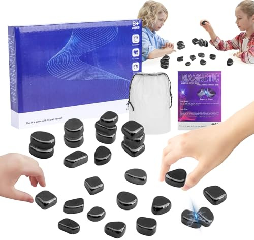 SUNtoys Magnetisches Schachspiel Set,Magnetspiel Spiele Magnetic Spiel | 20 PCS Das ideale Spiel für Camping, Partys und Reisen