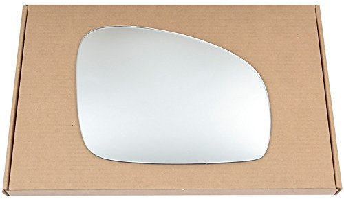 Right driver side Silver Wing mirror glass for Skoda Fabia 2007-2014
