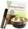 Klangschale Bengali 5-teiliges Klangmassage Set mit BUCH von Peter Hess. Therapie-Qualität: BAUCHIGE KOPFSCHALE ca. 400-450g ca. 12-14cm mit Kissen, Holz-Leder-Reibe- & Therapie-Klöppel. 70177