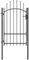 Einfahrtstor,Gartentor,Gartentor Stahl 1x2,2 m,Schwarz