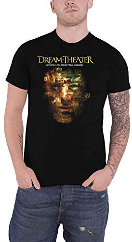 Dream Theater Metropolis SFAM Männer T-Shirt schwarz S 100% Baumwolle Band-Merch, Bands