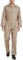 TOPTIE Men's Khaki Workwear Long Sleeve Zip-Front Coverall