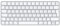 Apple Magic Keyboard con Touch ID: Bluetooth, ricaricabile. Compatibile con i computer Mac con chip Apple; Italiano, tasti bianchi