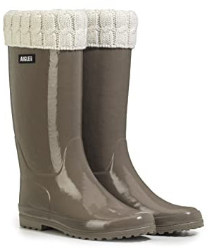 Aigle Damen Eliosa Winter Gummistiefel, Braun Chestnut Brown, 40 EU