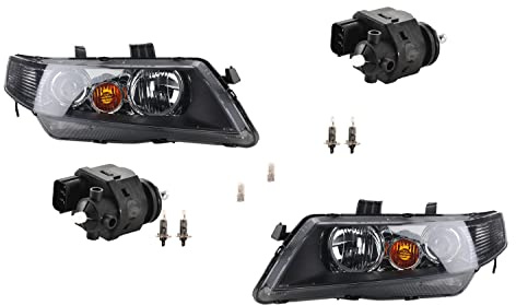 Johns, Scheinwerfer passend für Honda Accord CL CM 03-05 Leuchtmitt. Li Re + Stellmotor