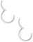 Body CAC 2 Stück-0,8mm×6mm Mini-Nasenringe aus Chirurgenstahl für Frauen, Edelstahl, Helix-Piercing, Knorpel, Tragus-Ohrringe