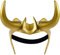 SINSEN Loki Hörner Loki Helm Film Loki Krone Nordische Mythologie, PVC Kopfbedeckung Requisiten Halloween Kostüm Maske Zubehör