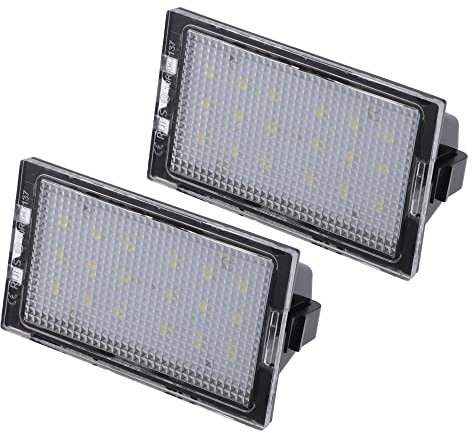 X AUTOHAUX Car White LED License Plate Light for Land Rover Discovery 04-18
