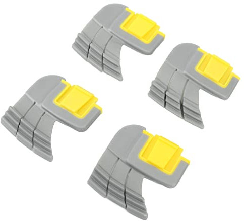 4 Cepillos de Fregado Ciclónico para Sistema de Piscina, Cepillo de Fregado de Plástico, Cepillo Ciclónico de Goma, Piezas de Repuesto para Limpiador Zodiac MX8 Mx6 R0714400,