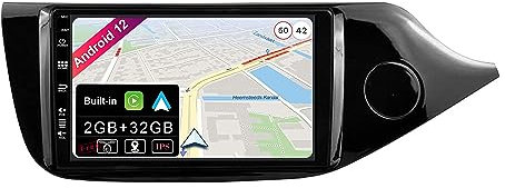 BXLIYER Android 15 Car Stereo For Kia CEED 2 RHD (2012-2018) Sat Nav Navigation - Wireless Carplay + Android Auto - 2G+64G - Rear Camera - 9 Inch 2 Din -Steering Wheel WiFi DAB Fast-boot Split-Screen