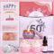 50th Birthday Gifts for Women, Personalised Birthday Hampers for Her Turning 50, Funny 50 Year Old Pamper Gifts Basket for Best Friend, Mum, Sister, Wife, Auntie, Ladies 50th Birthday Presents Ideas