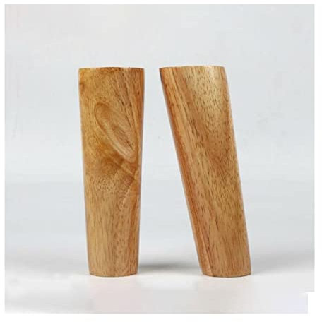LEOSHI Pieds De Meubles 4Pcs Hauteur Jambes en Bois Massif, Table De Meuble De Canapé-Lit Cône Incliné Et Chaise Pieds De Rechange Pieds De Pied Inclinés / 50Cm Made in China