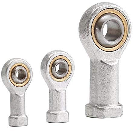 M5/6/12 Female Rose Joint Right Thread Bronze Liner Performance Rod End (Size : M12)