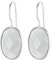 Klassische Wasser Tropfen Himmel Blau Achat Ohrringe Solide MetJakt 925 Sterling Silber Ohrring für Dame Hochzeitsparty Edlen Schmuck (Magnesit)