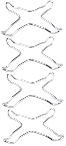 Zerodeko 4 Piezas Soporte de Estufa de Gas Soporte para Utensilios de Cocina Accesorios Cocina salvamanteles para encimera de Gas Soporte de Olla de Estufa de Gas Wok Familiar