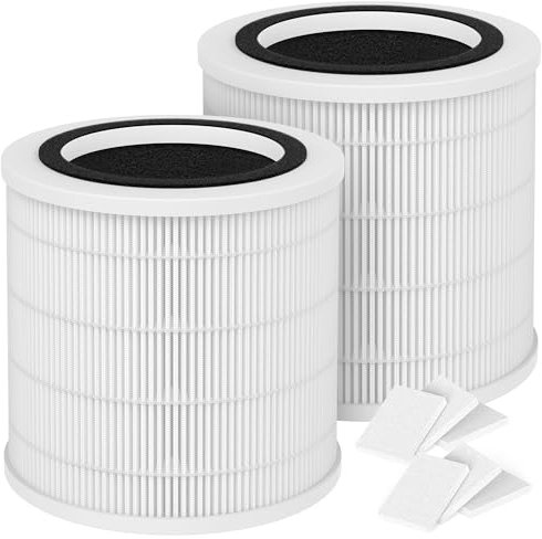 FCFMY 2 Packs H7126 Replacement Filter Compatible with GoveeLife H7126 Mini Air Cleaner Purifier, 2pcs H13 True HEPA Filters and 6 pcs Aroma Pads Accessories